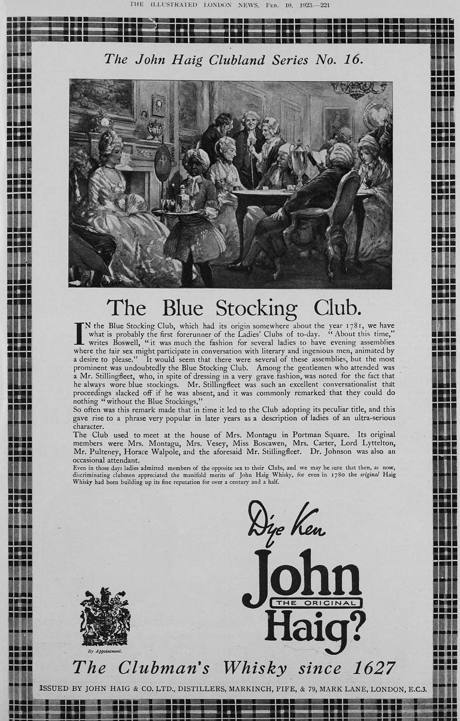 Blue Stocking Club